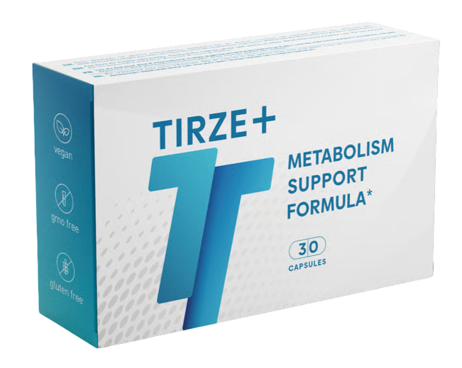 Tirze+ Metabolism Support Formula, 30 capsule box